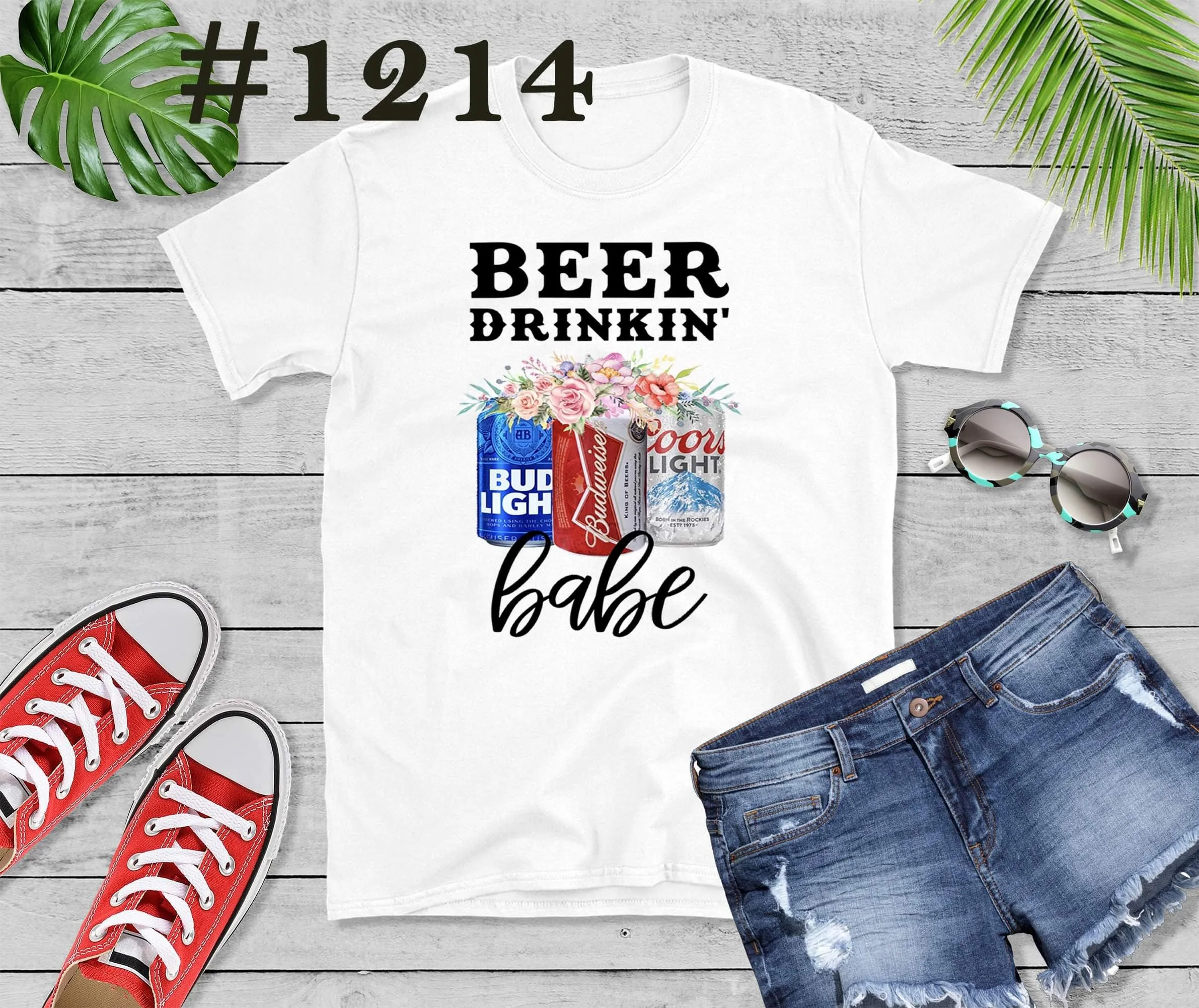 #1214 Beer Drinkin’ Babe