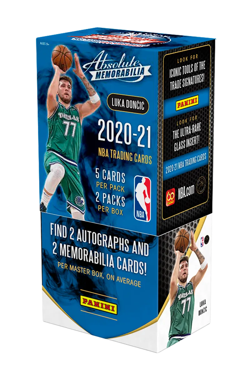 2020-21 Panini Absolute Memorabilia NBA Hobby Box