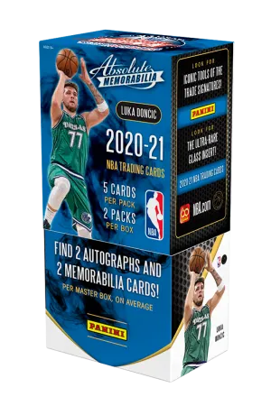 2020-21 Panini Absolute Memorabilia NBA Hobby Box