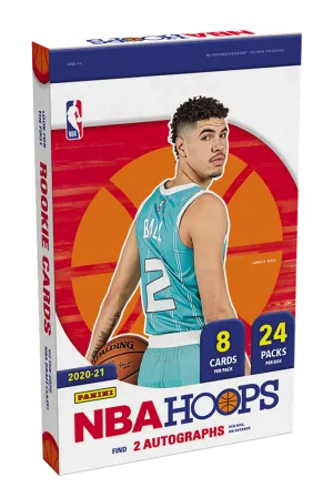 2020-21 Panini NBA Hoops Basketball Hobby Box