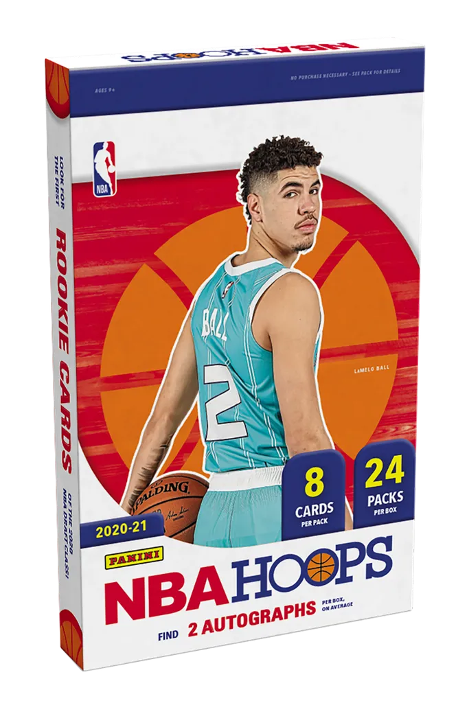 2020-21 Panini NBA Hoops Basketball Hobby Box