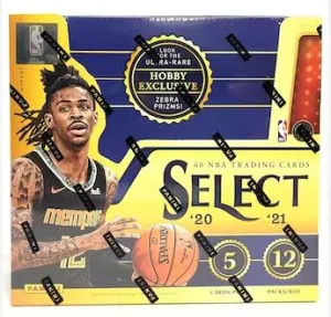 2020-21 Panini Select Basketball Hobby Trading Cards