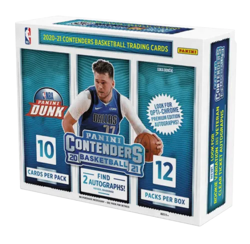 2020/21 Panini Contenders Basketball Hobby Box
