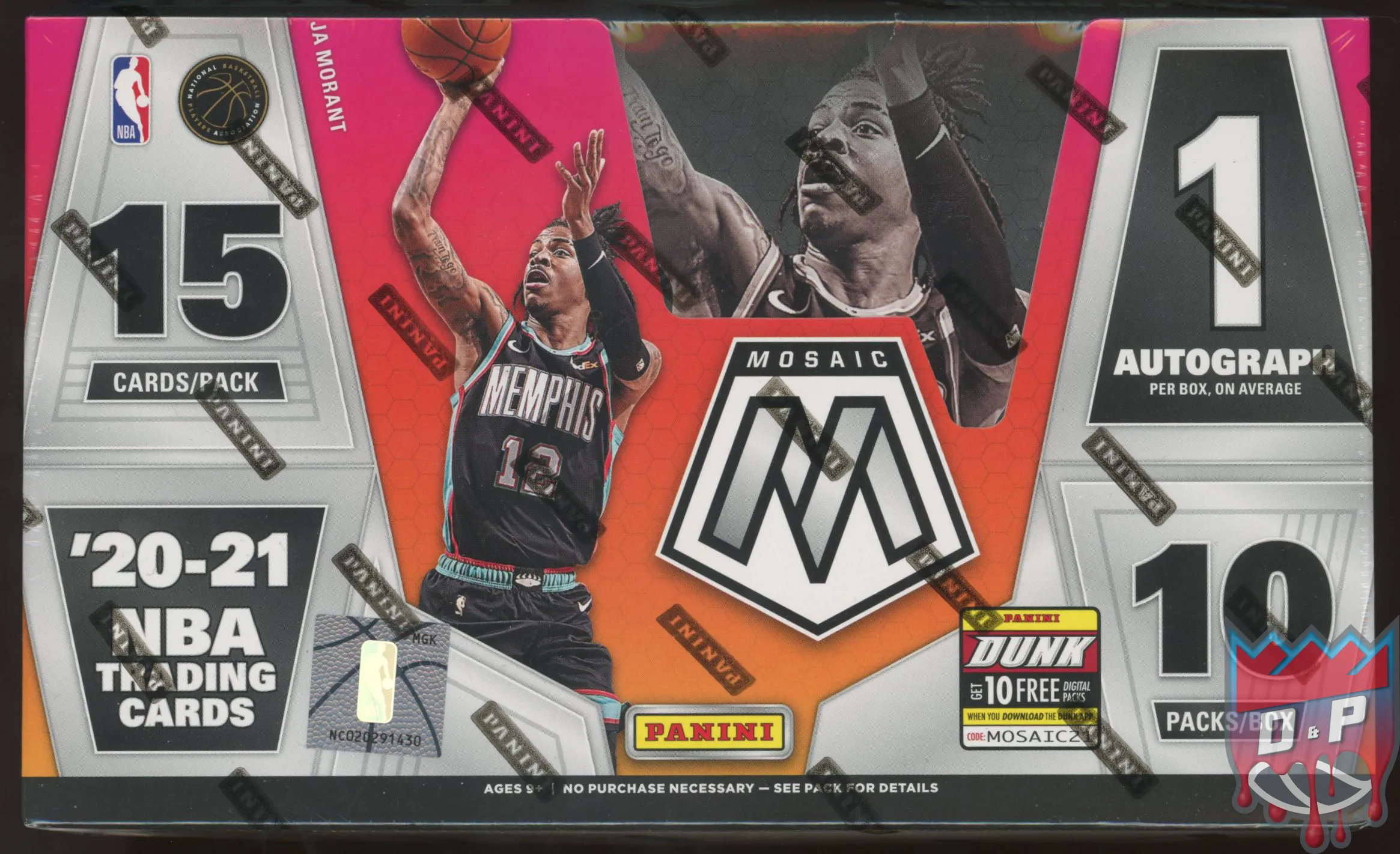 2020/21 Panini Mosaic Basketball Hobby Box