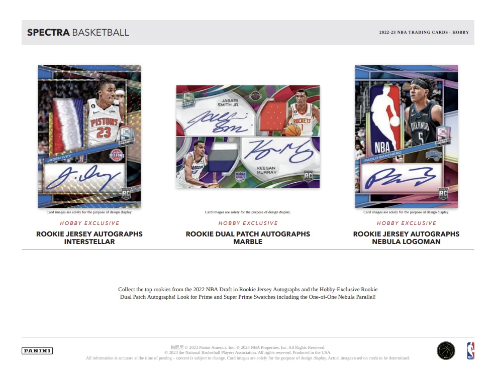 2022-23 Panini Spectra Basketball Hobby