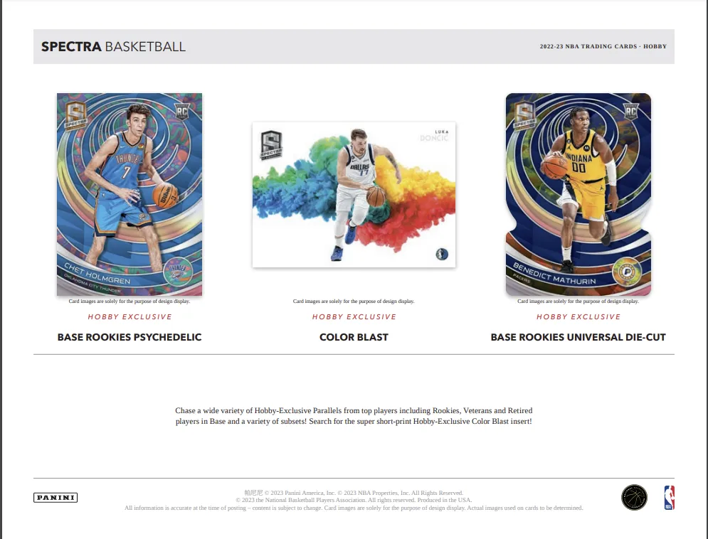 2022-23 Panini Spectra Basketball Hobby