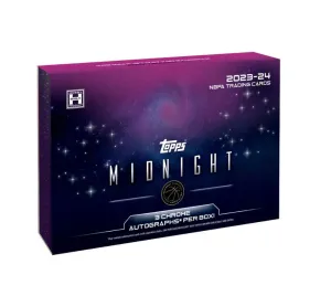 2023/24 TOPPS MIDNIGHT BASKETBALL HOBBY BOX