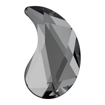 2365 Swarovski Flatback No Hotfix, Paisley Y