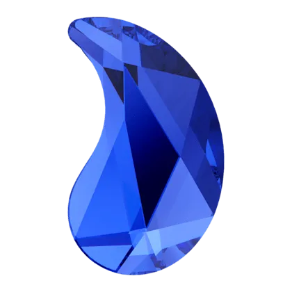2365 Swarovski Flatback No Hotfix, Paisley Y