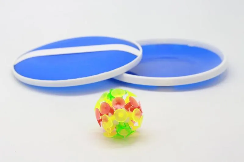 2pc Catching Disc and Suction Ball Game Set (Assorted)