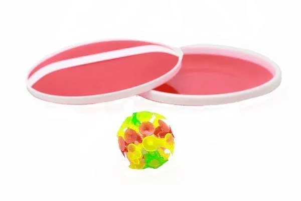 2pc Catching Disc and Suction Ball Game Set (Assorted)