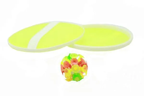 2pc Catching Disc and Suction Ball Game Set (Assorted)