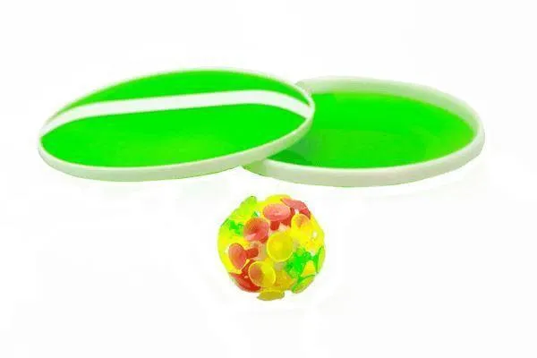 2pc Catching Disc and Suction Ball Game Set (Assorted)