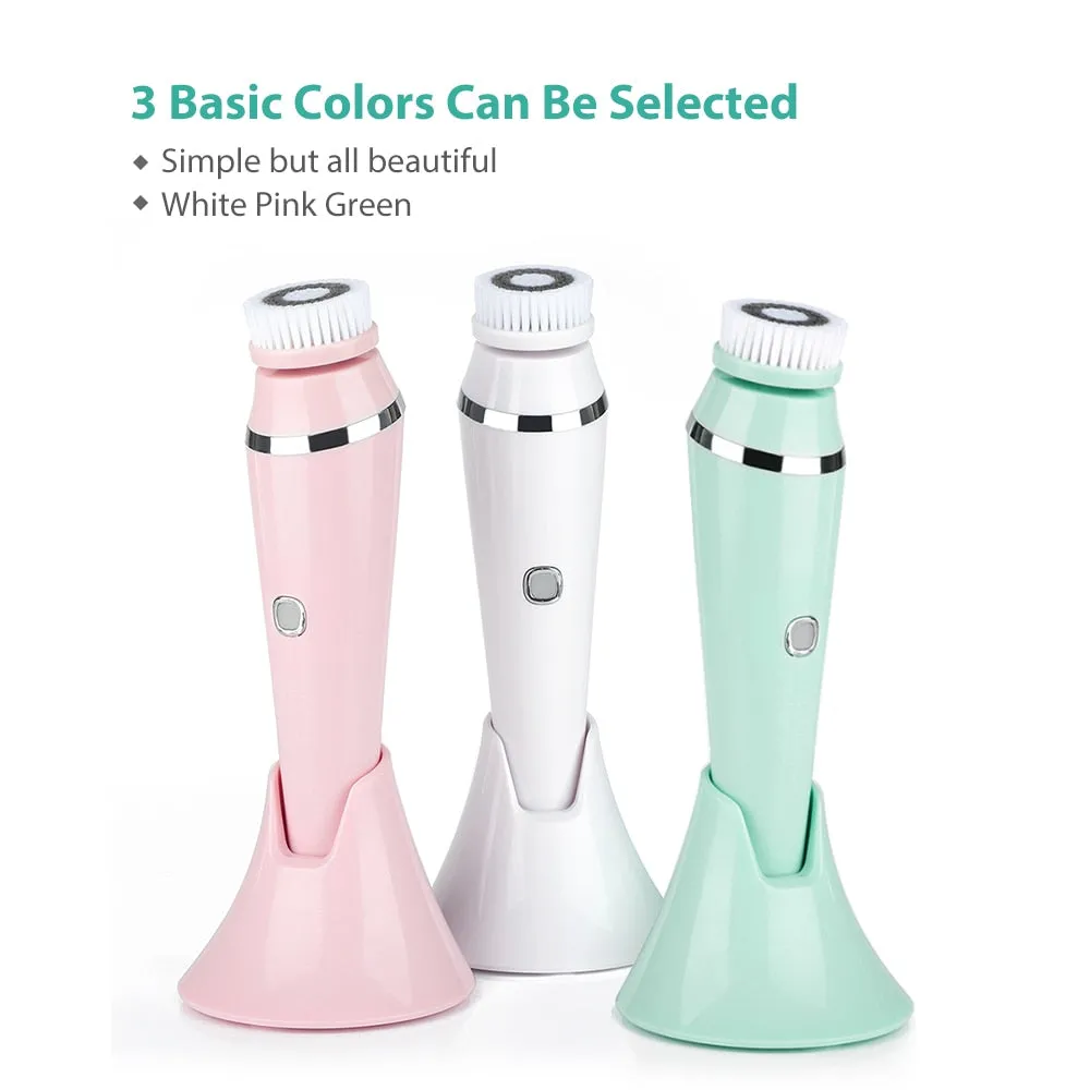 4 in 1 Waterproof Facial Cleansing Brush