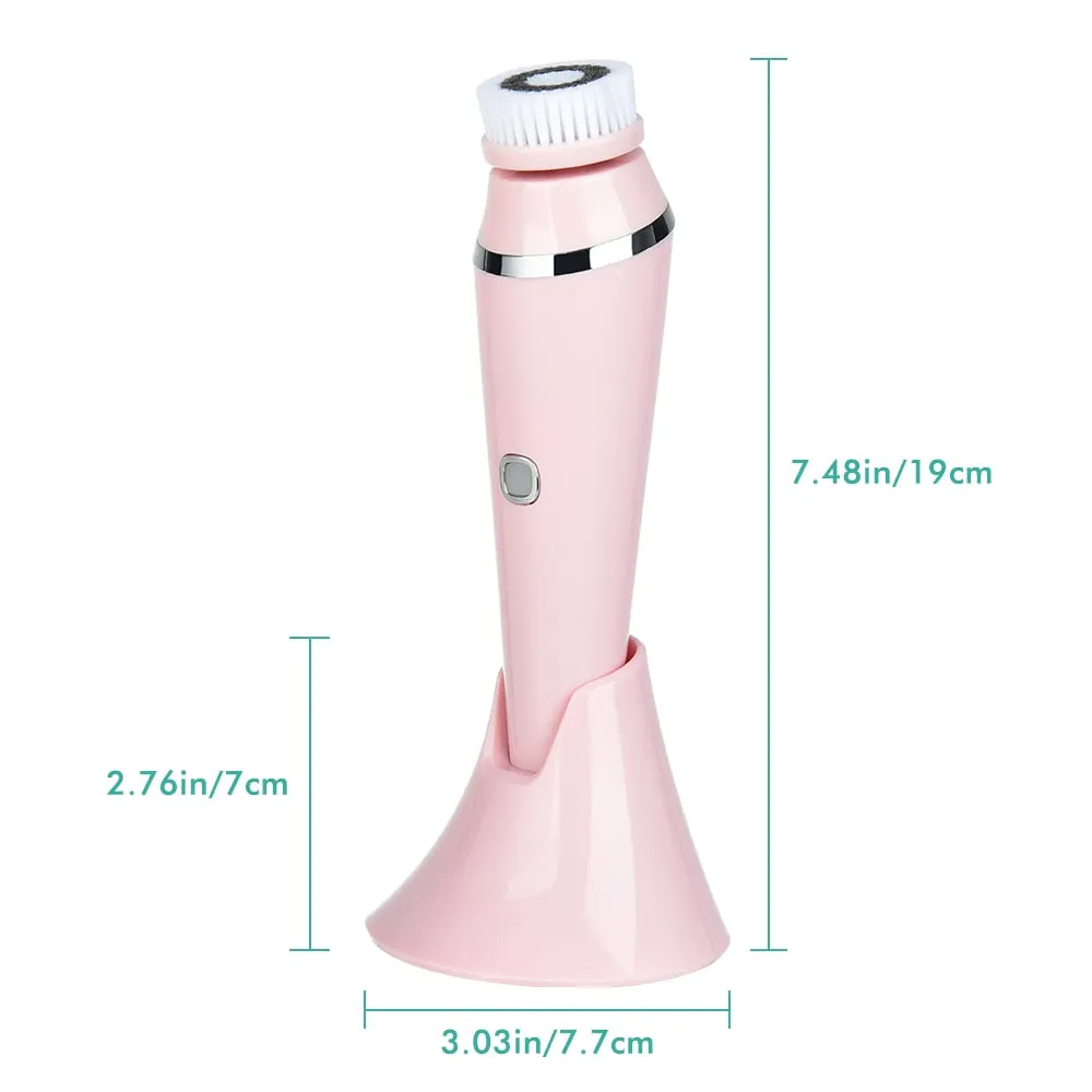 4 in 1 Waterproof Facial Cleansing Brush