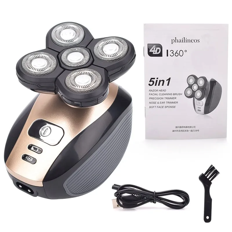 5 In 1 Multifunctional 4D Electric Shaver (Christmas Sale- 49% OFF)