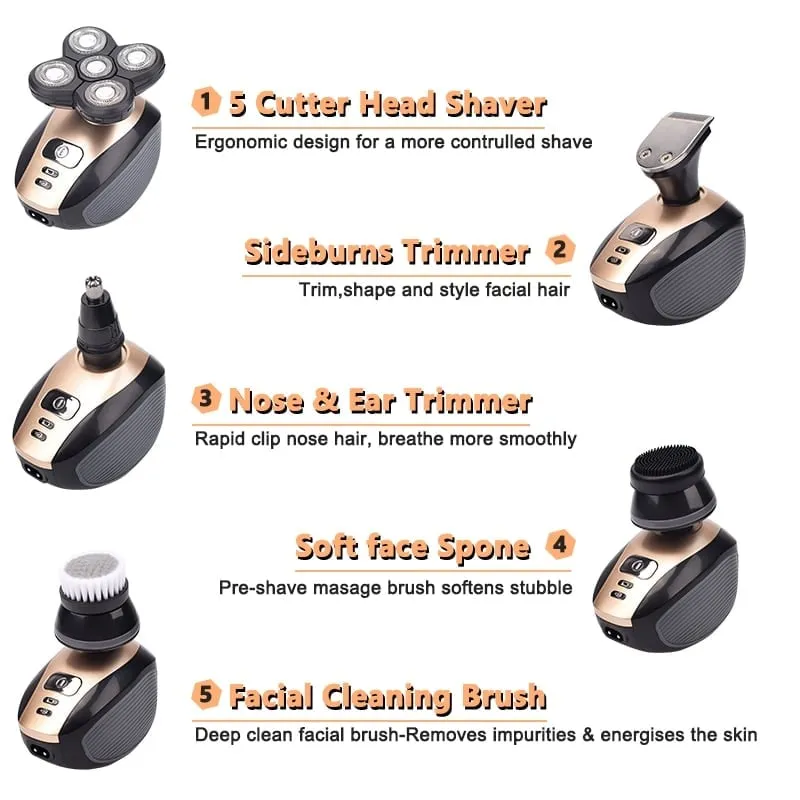 5 In 1 Multifunctional 4D Electric Shaver (Christmas Sale- 49% OFF)