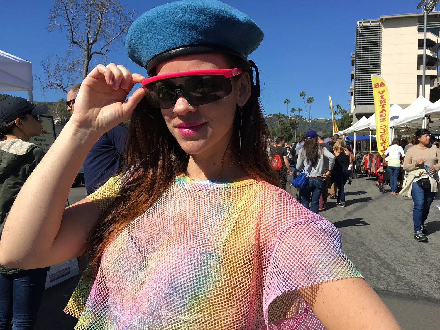 80s Sport Shield Vintage Sunglasses - Roland