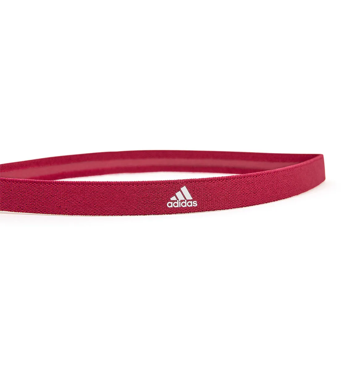 adidas Sports Hair Bands - Black/Grey/Powerberry (3 Pack)