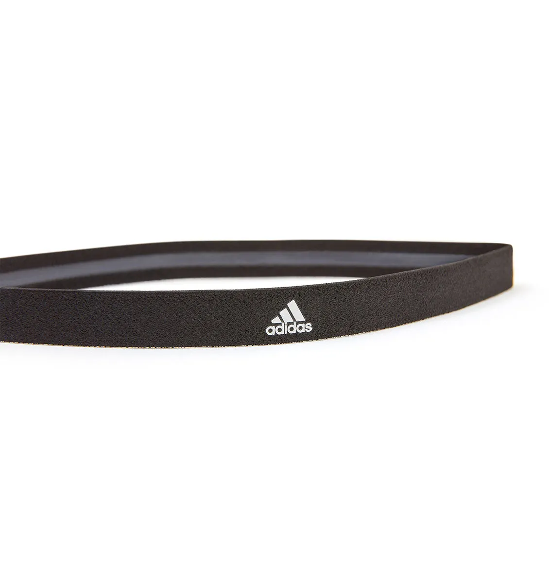 adidas Sports Hair Bands - Black/Grey/Powerberry (3 Pack)