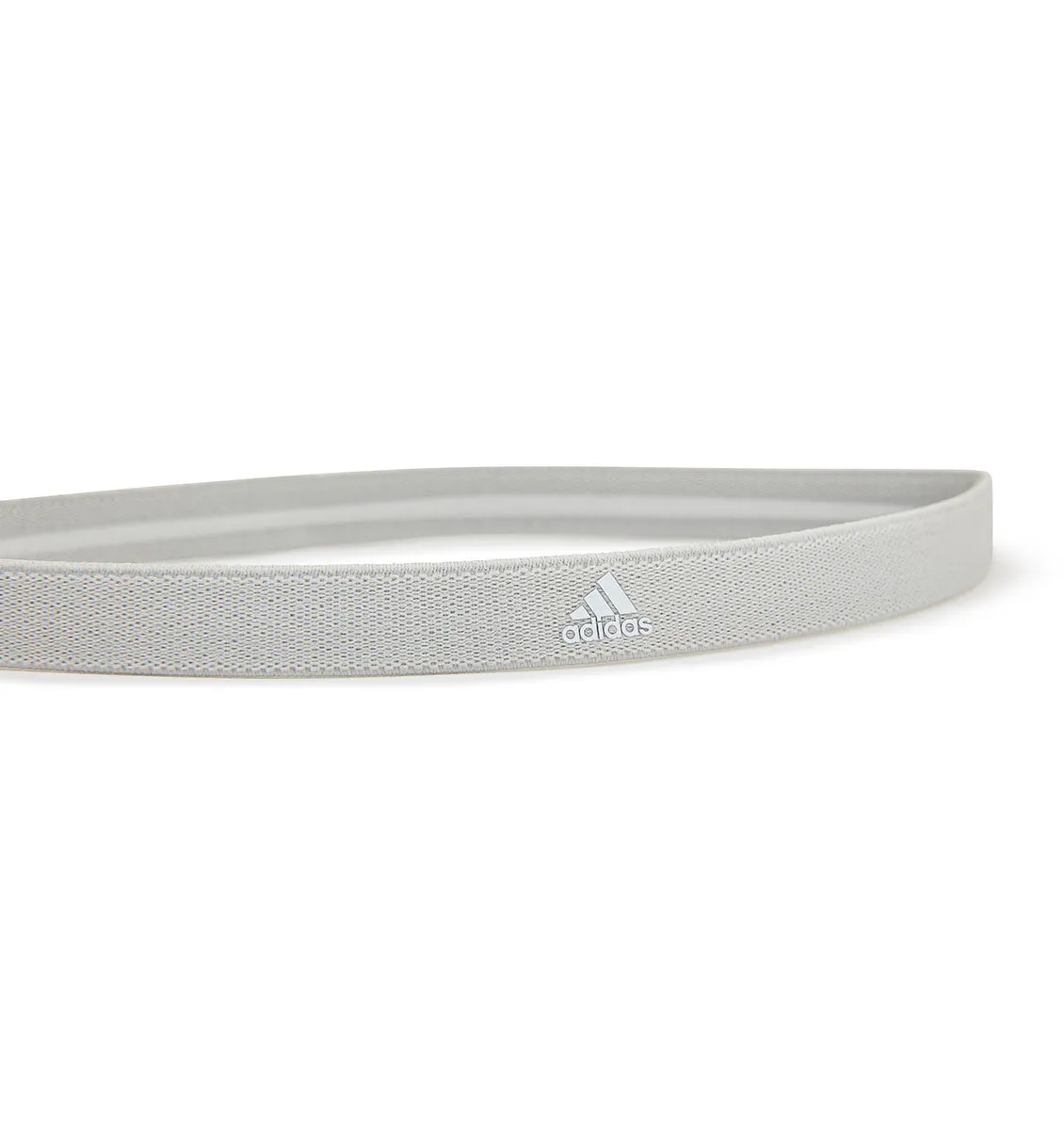 adidas Sports Hair Bands - Grey/Grey/Signal Cyan (3 Pack)