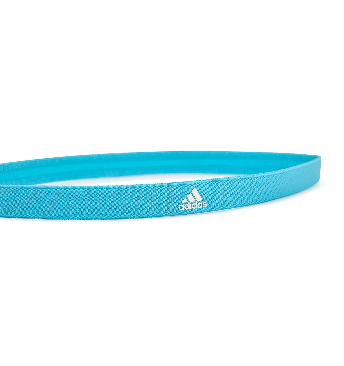adidas Sports Hair Bands - Grey/Grey/Signal Cyan (3 Pack)