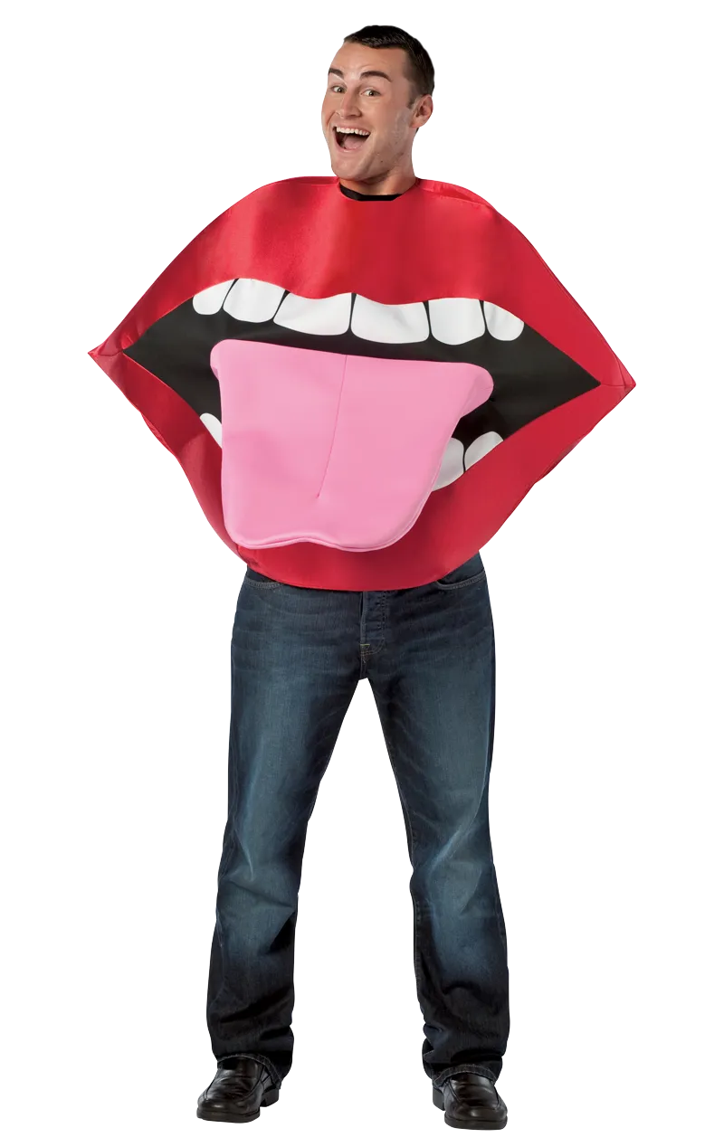 Adult Lips and Tongue Costume
