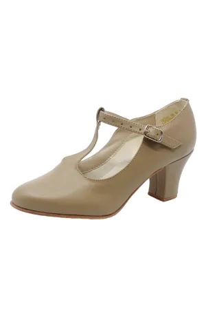 Adult Tan New York T-Strap