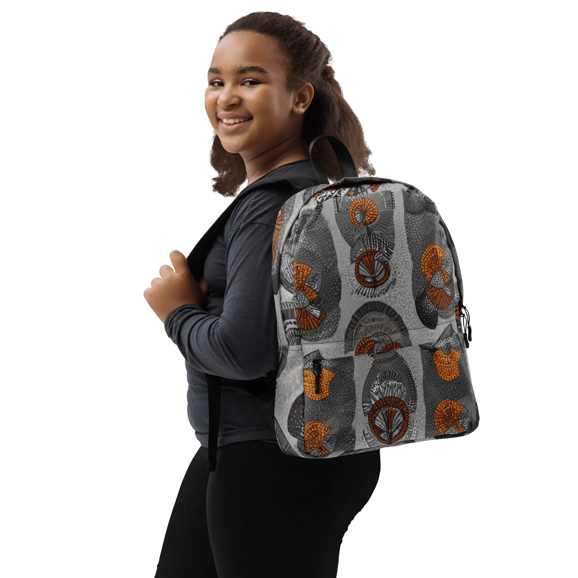 African print Backpack