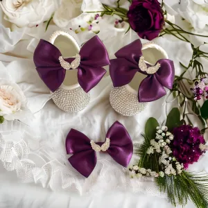 Angel Bling Baby Shoes and Headband