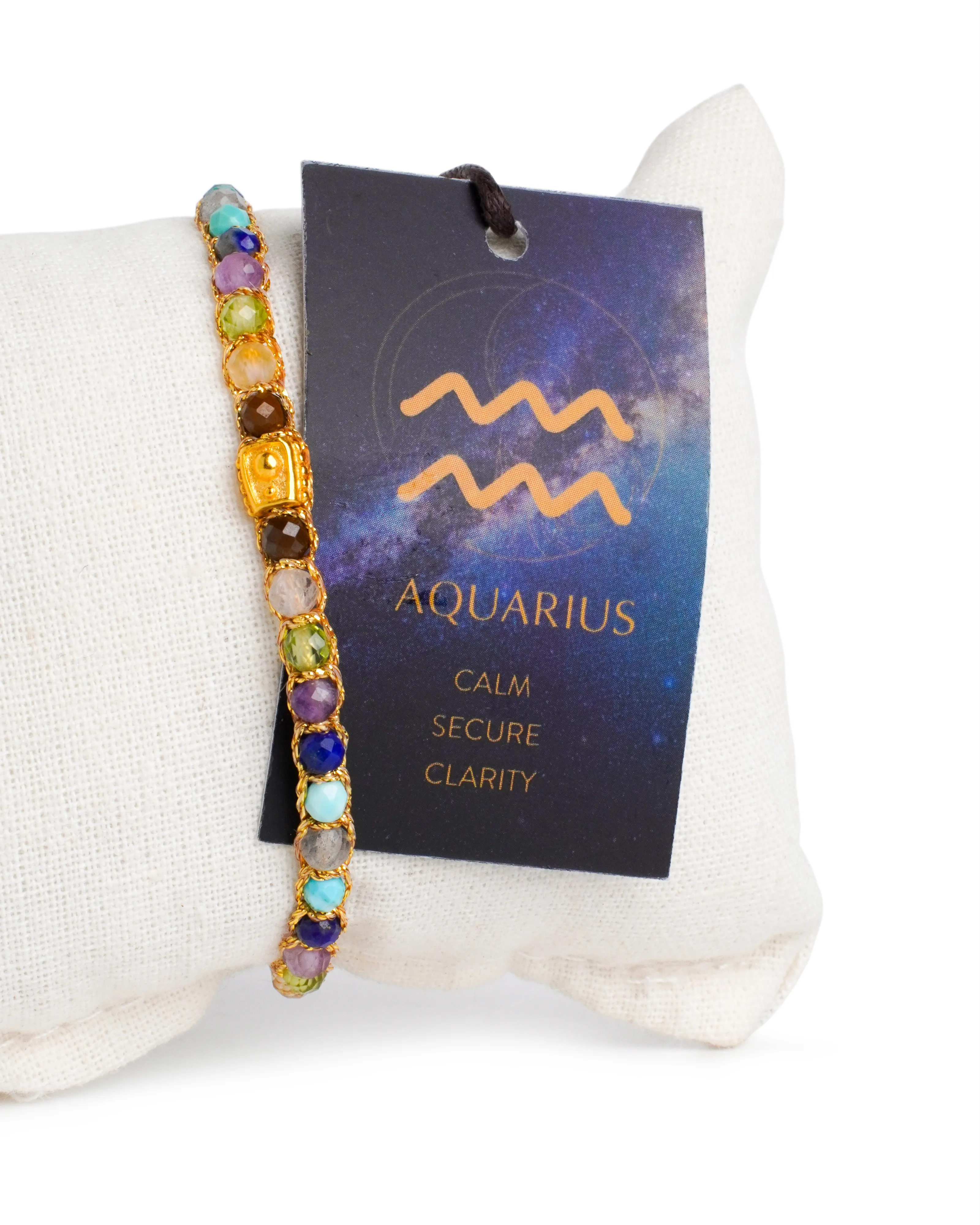 Aquarius January Bracelet  |  Gold