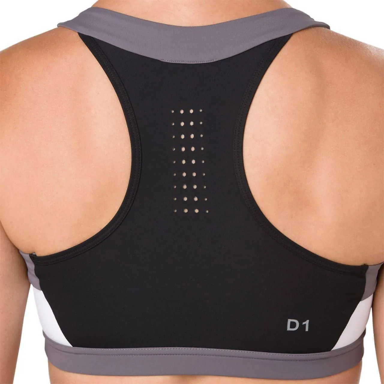 Asics Colour Block 2 Womens Sports Bra - Black