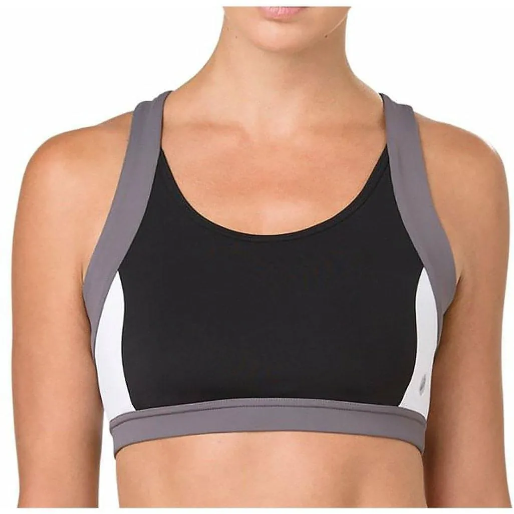 Asics Colour Block 2 Womens Sports Bra - Black
