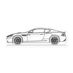 Aston Martin DB9 Outline Sticker