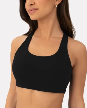 Athleisure Strappy Scoop High-Support Sports Bra