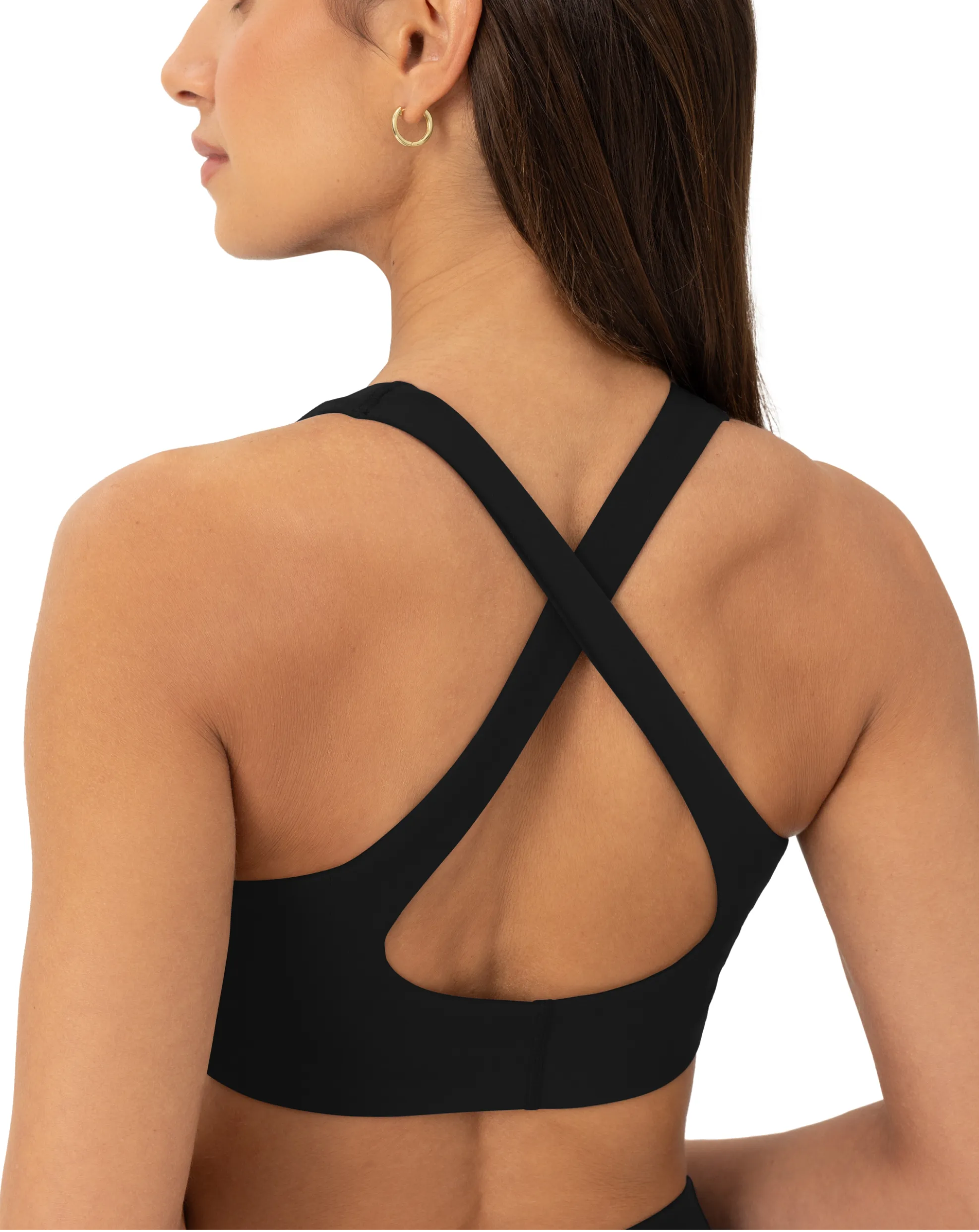 Athleisure Strappy Scoop High-Support Sports Bra