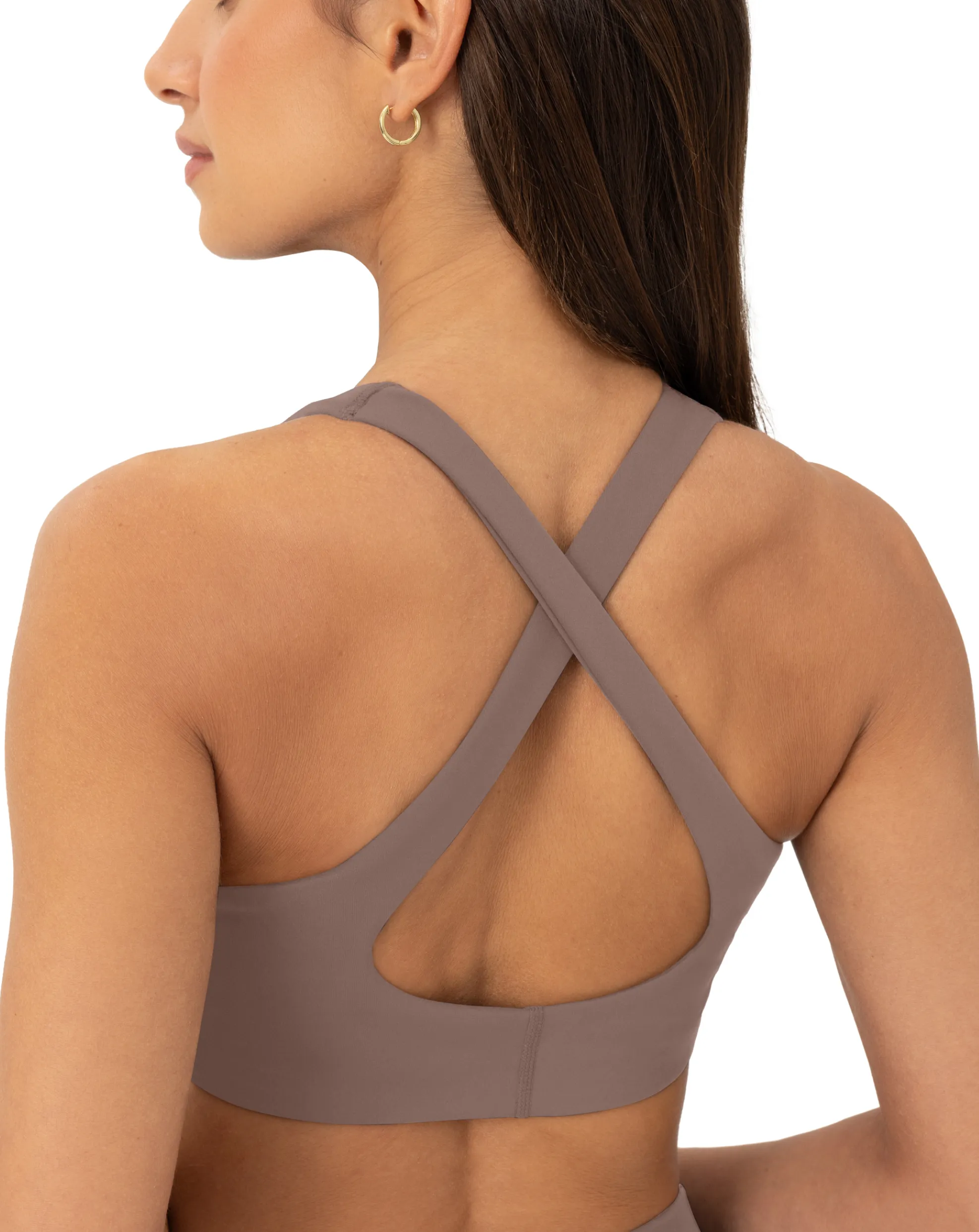 Athleisure Strappy Scoop High-Support Sports Bra