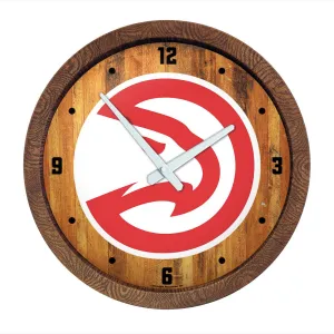 Atlanta Hawks: "Faux" Barrel Top Clock