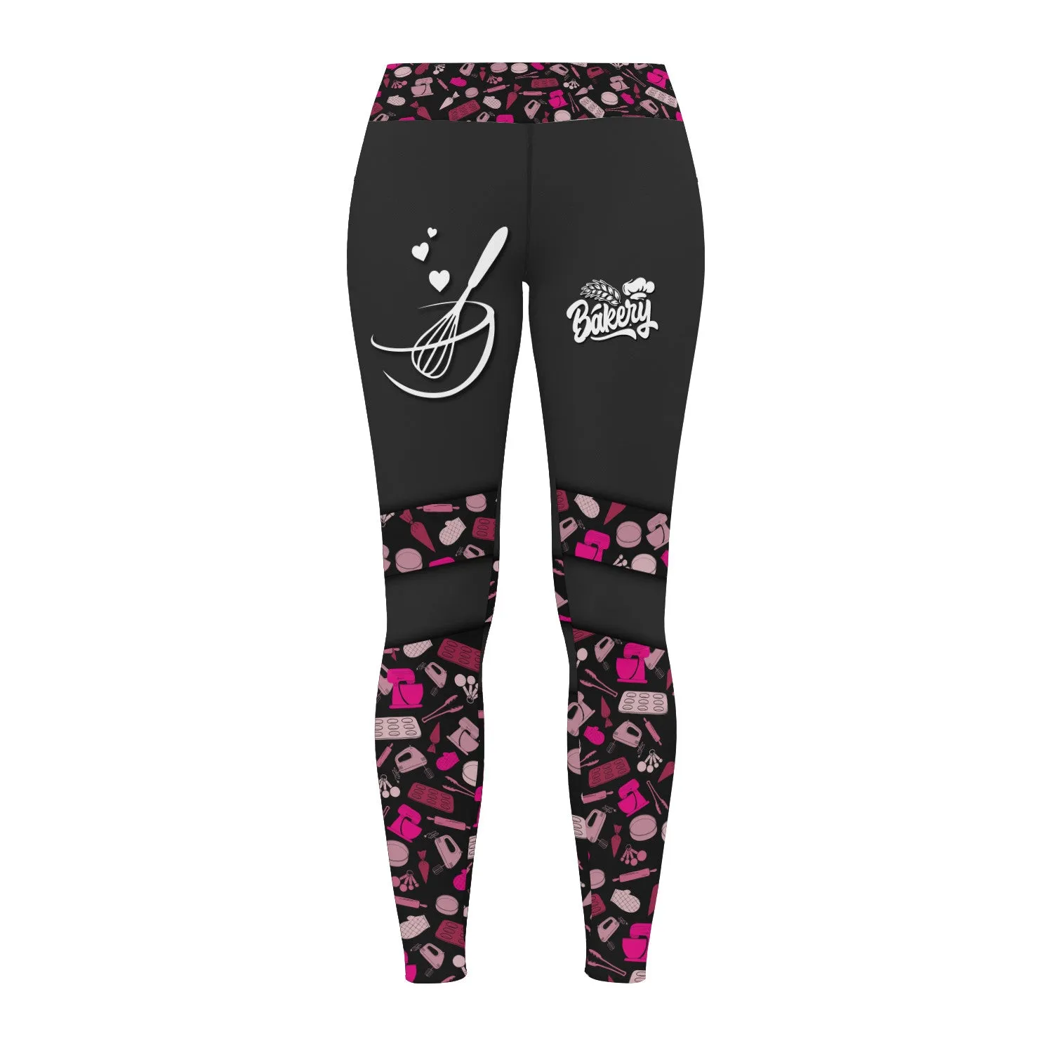 Baker Legging Baking Tools Pattern Legging Cake Lover Legging