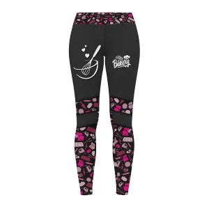 Baker Legging Baking Tools Pattern Legging Cake Lover Legging