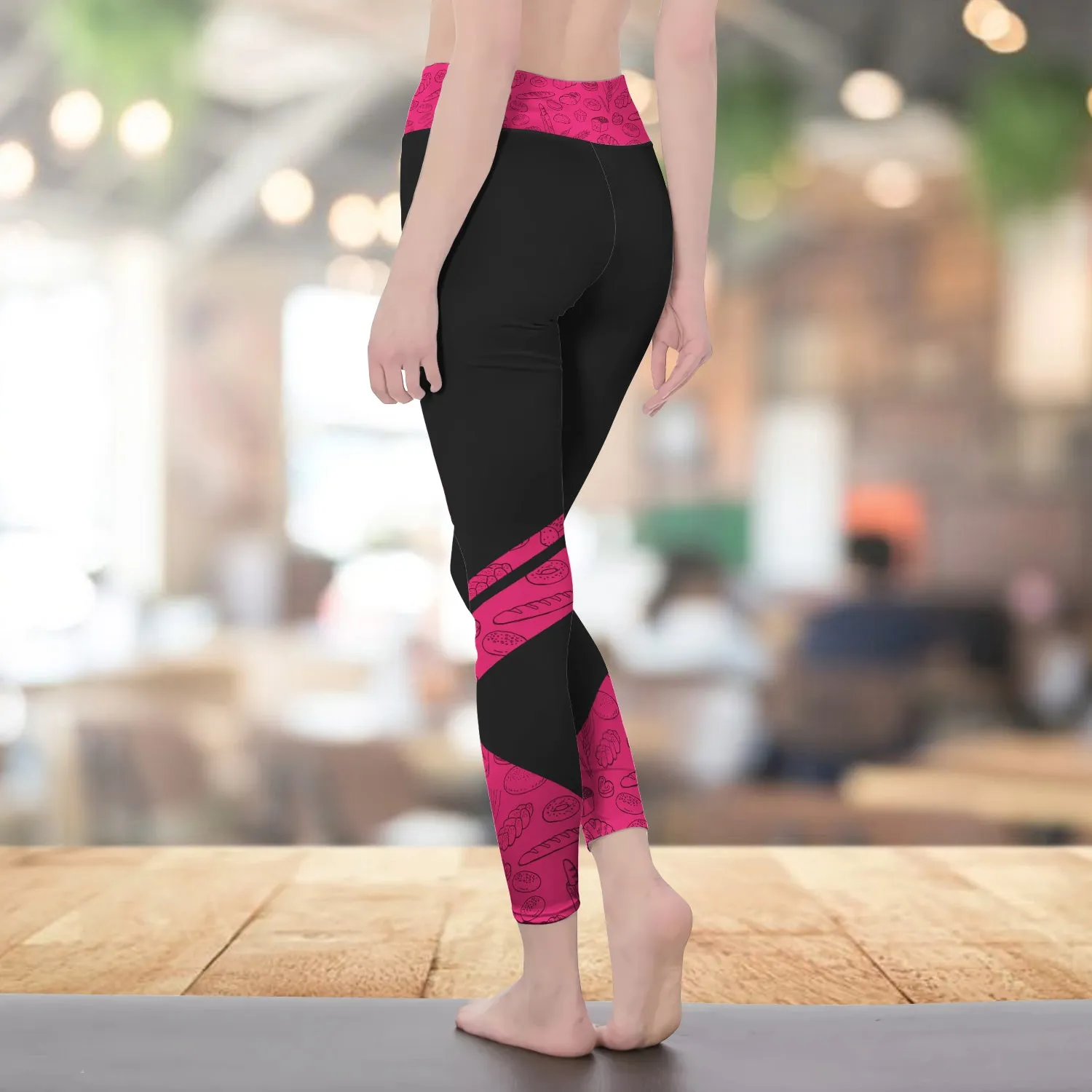 Baking Supplies, Baker, Bakery Chef Legging Bakery Pattern 3D Legging 06