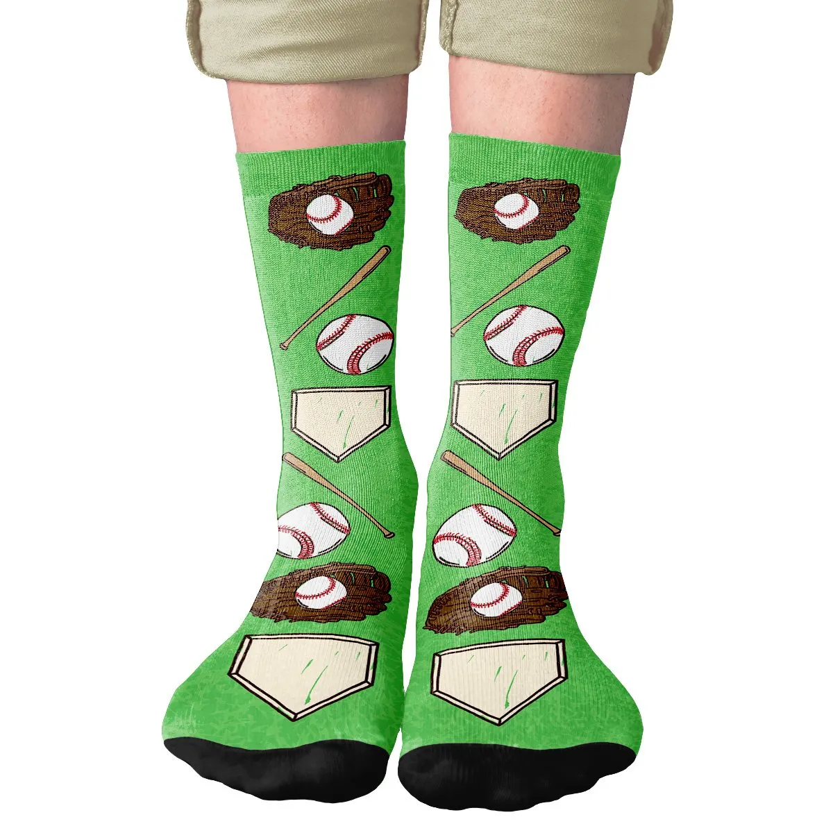 Baseball Adult Crew Socks