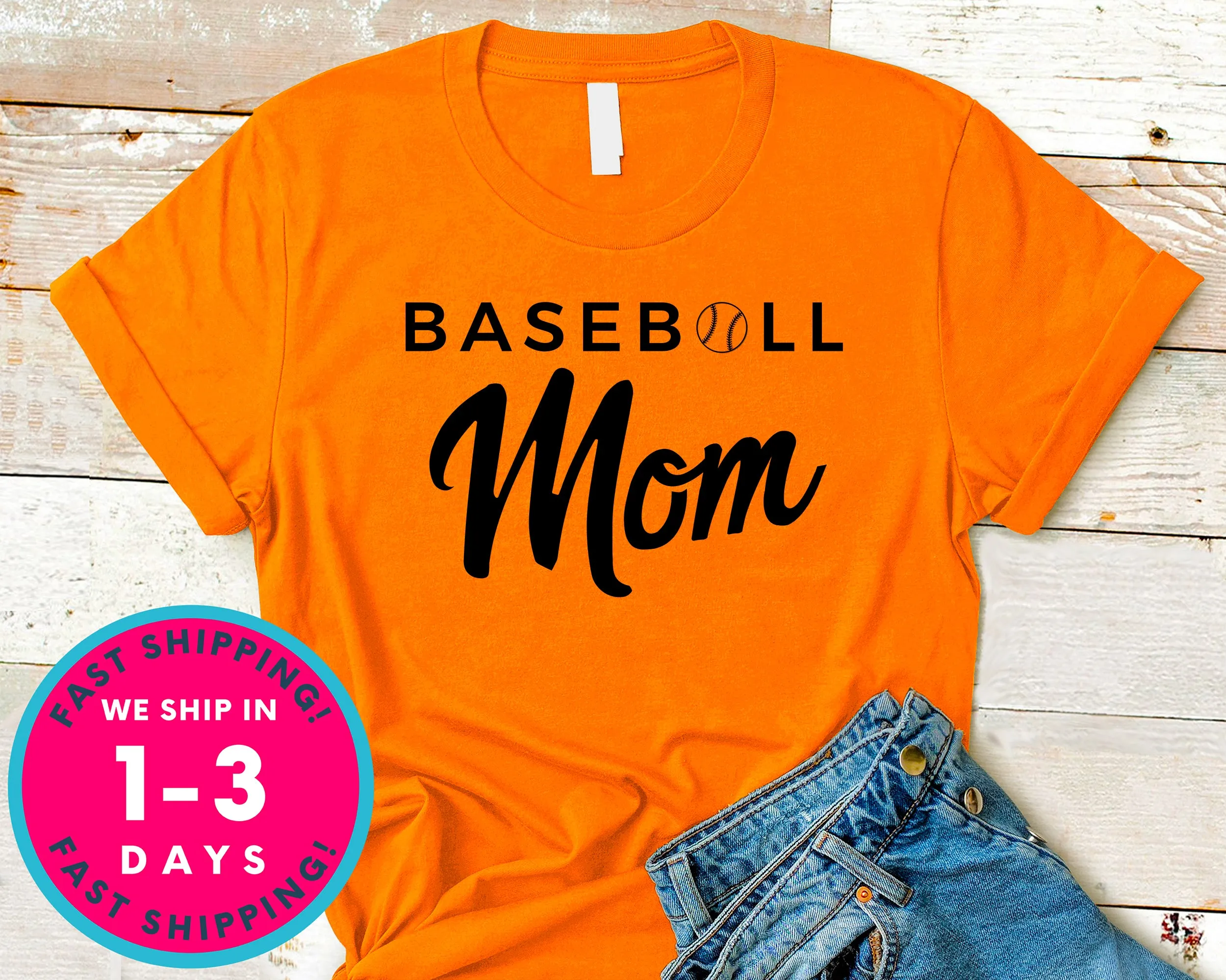 Baseball Mom T-Shirt - Sports Shirt