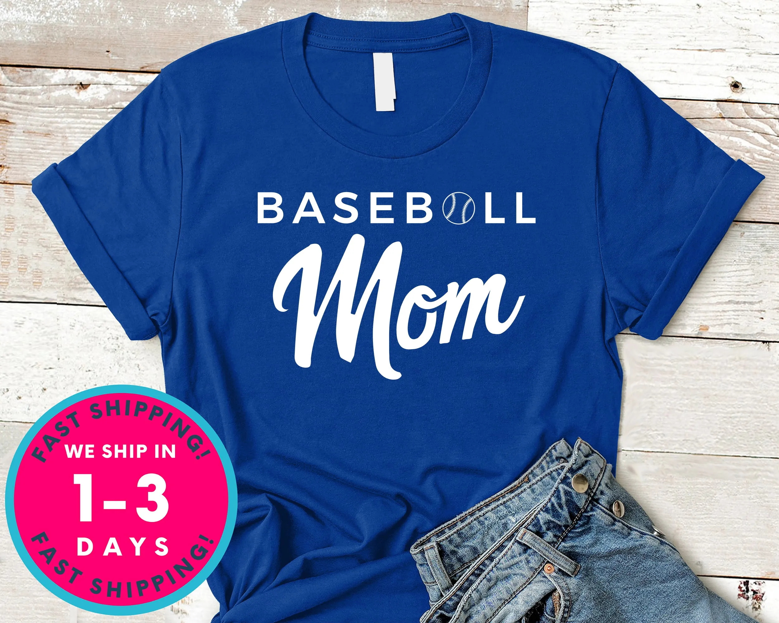 Baseball Mom T-Shirt - Sports Shirt