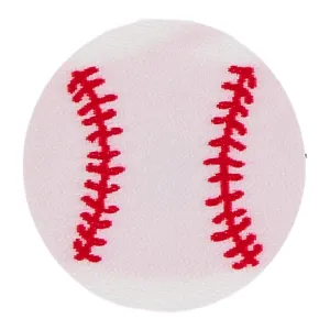 Baseball Patch - Baseball White/Red