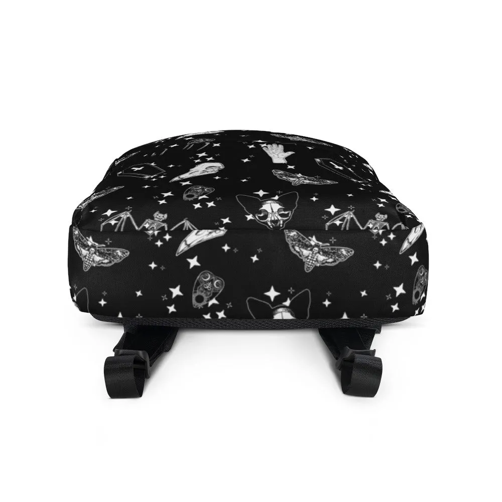 Bats, Cats, Skulls Oh My / Goth Pattern Backpack