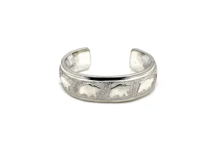Bear on Bear Cuff Bracelet
