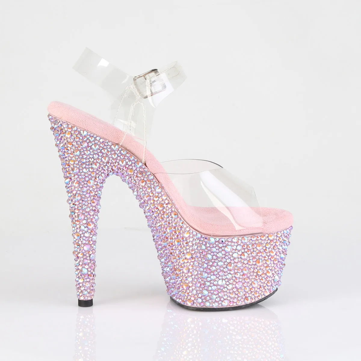 BEJEWELED-708MS  Clear/Baby Pink Multi RS
