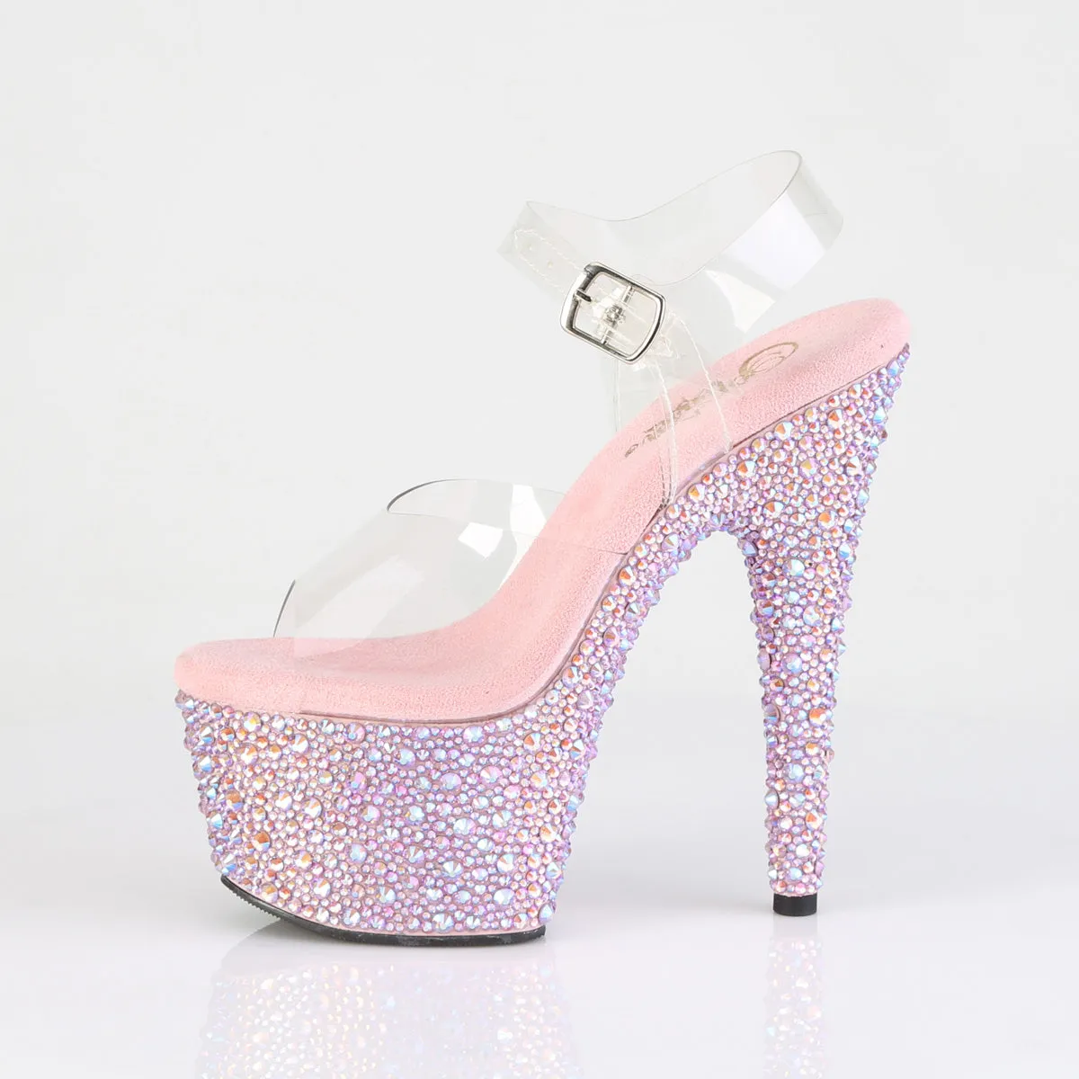 BEJEWELED-708MS  Clear/Baby Pink Multi RS