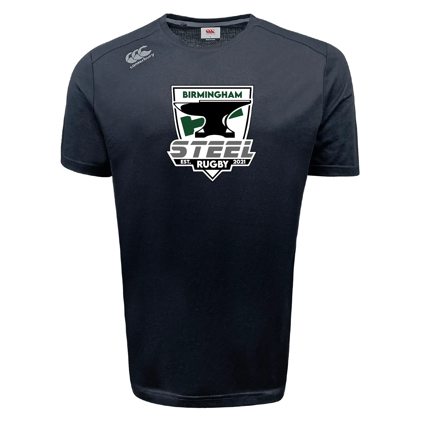Birmingham Steel Rugby Tempo Vapodri T-Shirt by Canterbury